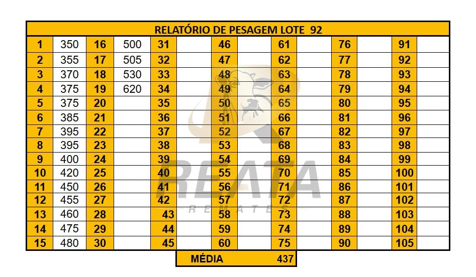 LOTE 92