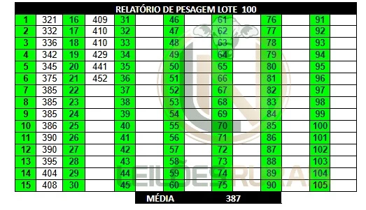 LOTE 100